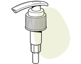 Pompe à lotion à vis
